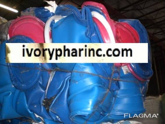 High Density Polyethylene (HDPE) Drum Scrap For Sale Bale and Blue Regrind