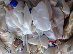 High Density Polyethylene (HDPE) Natural Bottle Scrap For Sale, Milk, mix color