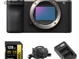 Sony a7C II Mirrorless Camera with Basic Bundle (Silver)